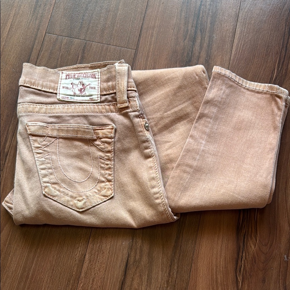 True Religion Pinkish-Tan Jeans